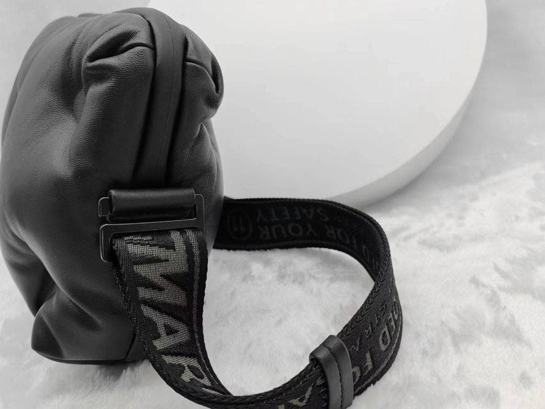 マルジェラ グラムスラム 2way ショルダーバッグ レザー ブラック