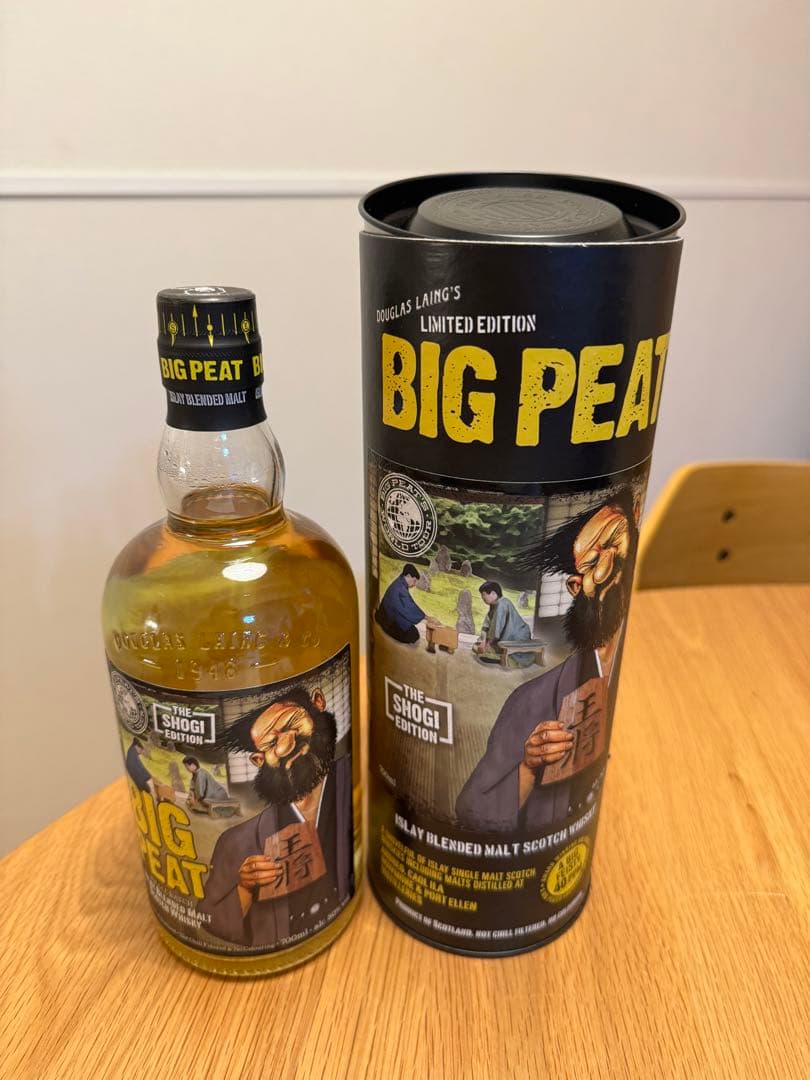 ダグラスレイン ビッグピート 将棋エディション スコッチ 限定品 筒付き 700