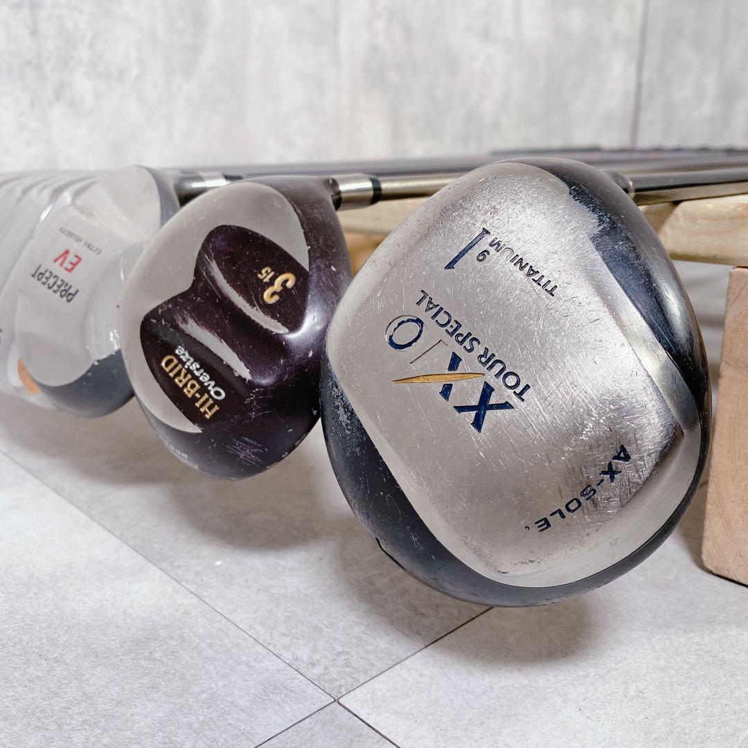 T148 ゼクシオ ダンロップ 他 ゴルフクラブ メンズ フルセット 初心者