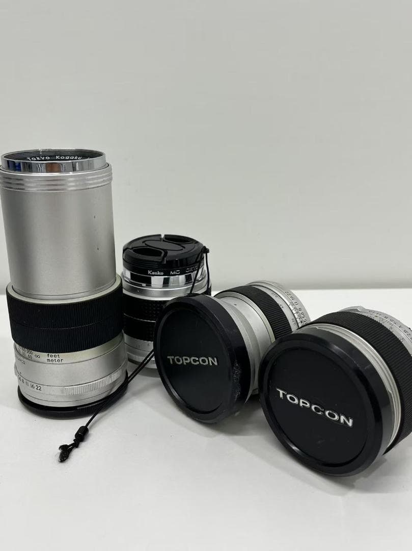 TOPCON トプコン レンズ4点 ジャンク　簡易動作確認済み＆クリーニング