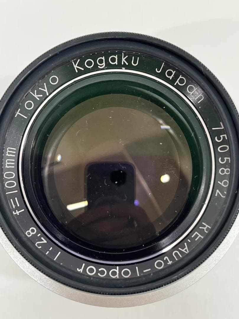 TOPCON トプコン レンズ4点 ジャンク　簡易動作確認済み＆クリーニング