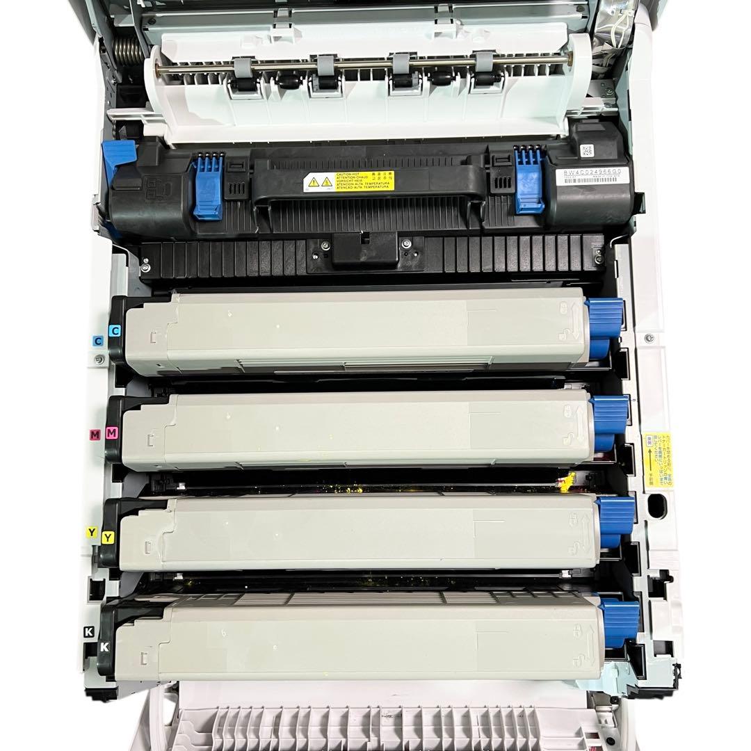 【極美品・印刷1.6万枚】OKI C824dn A3カラーLEDプリンター