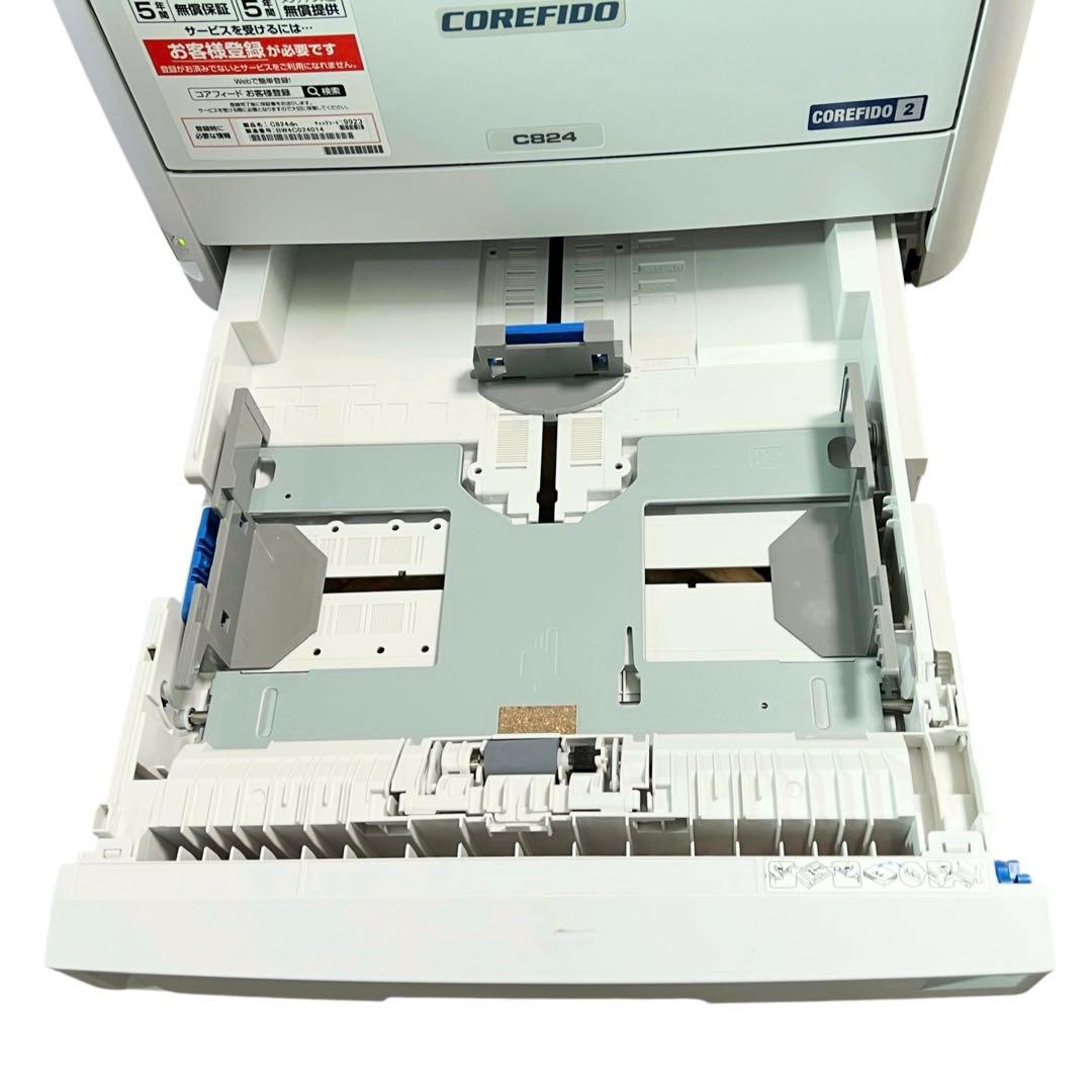 【極美品・印刷1.6万枚】OKI C824dn A3カラーLEDプリンター