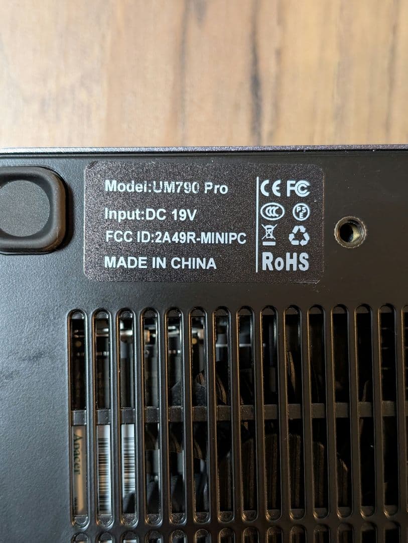 【美品】Minisforum UM790 Pro 32Gb, 1Tb SSD
