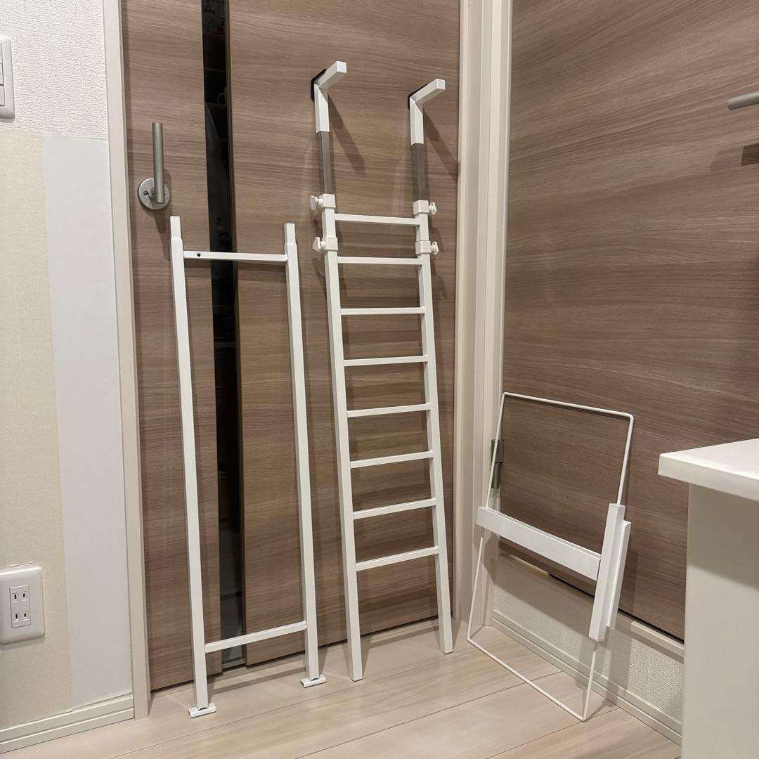 【みかんさま専用】ニトリ　突っ張り式ランドリーラック　ホワイト