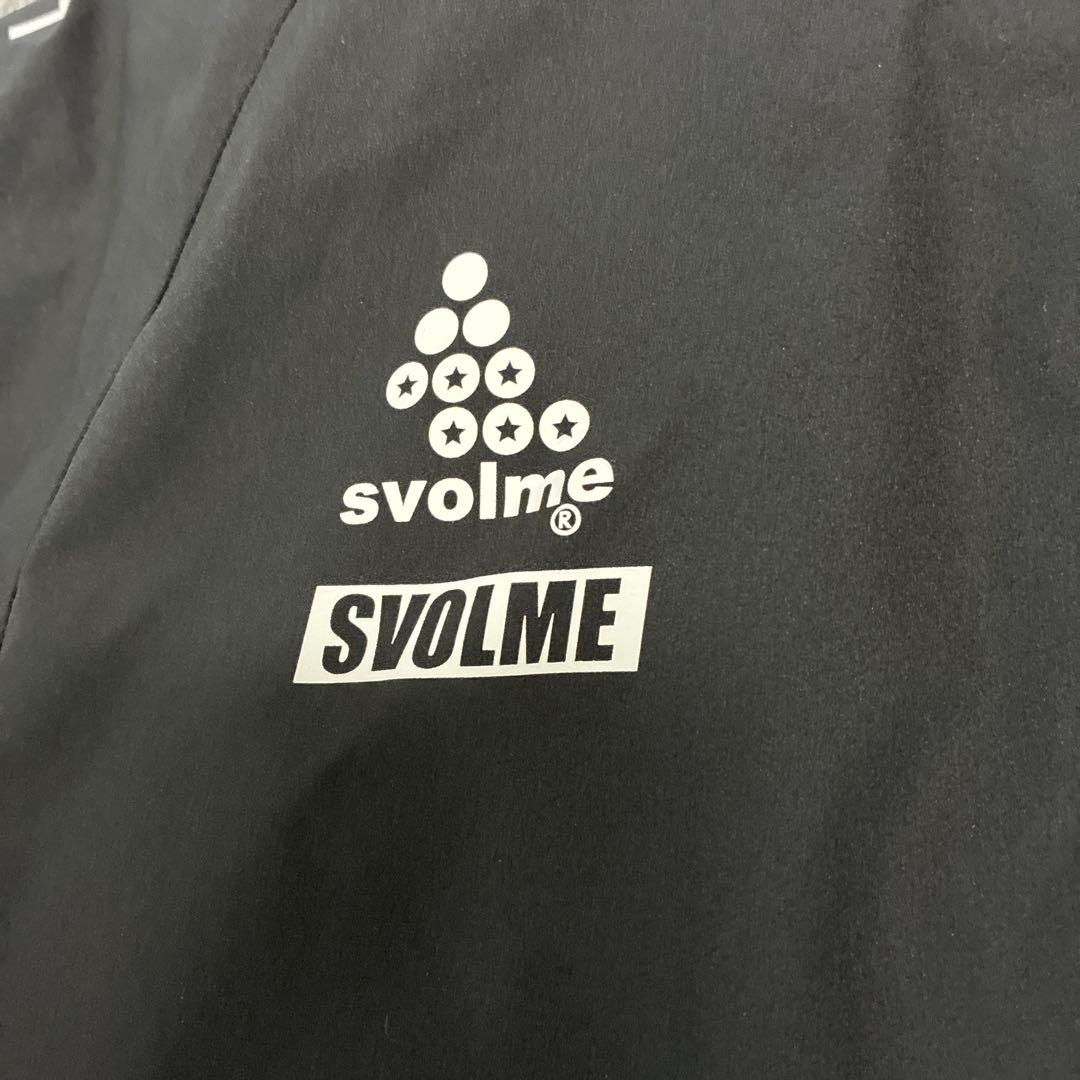 svolme発熱中綿ウォーマー上のみブラックLサイズ