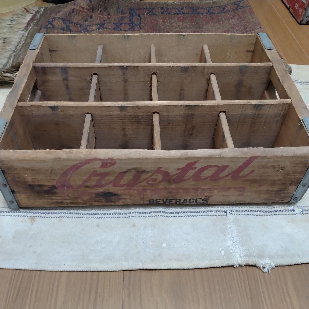 60s vintage Crystal club ウッドボックス　木箱