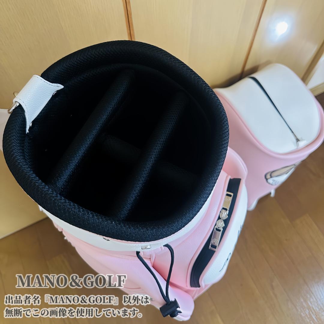 即日発送 マルボンゴルフ キャディバッグ キャスター付き Malbon 桜色FF