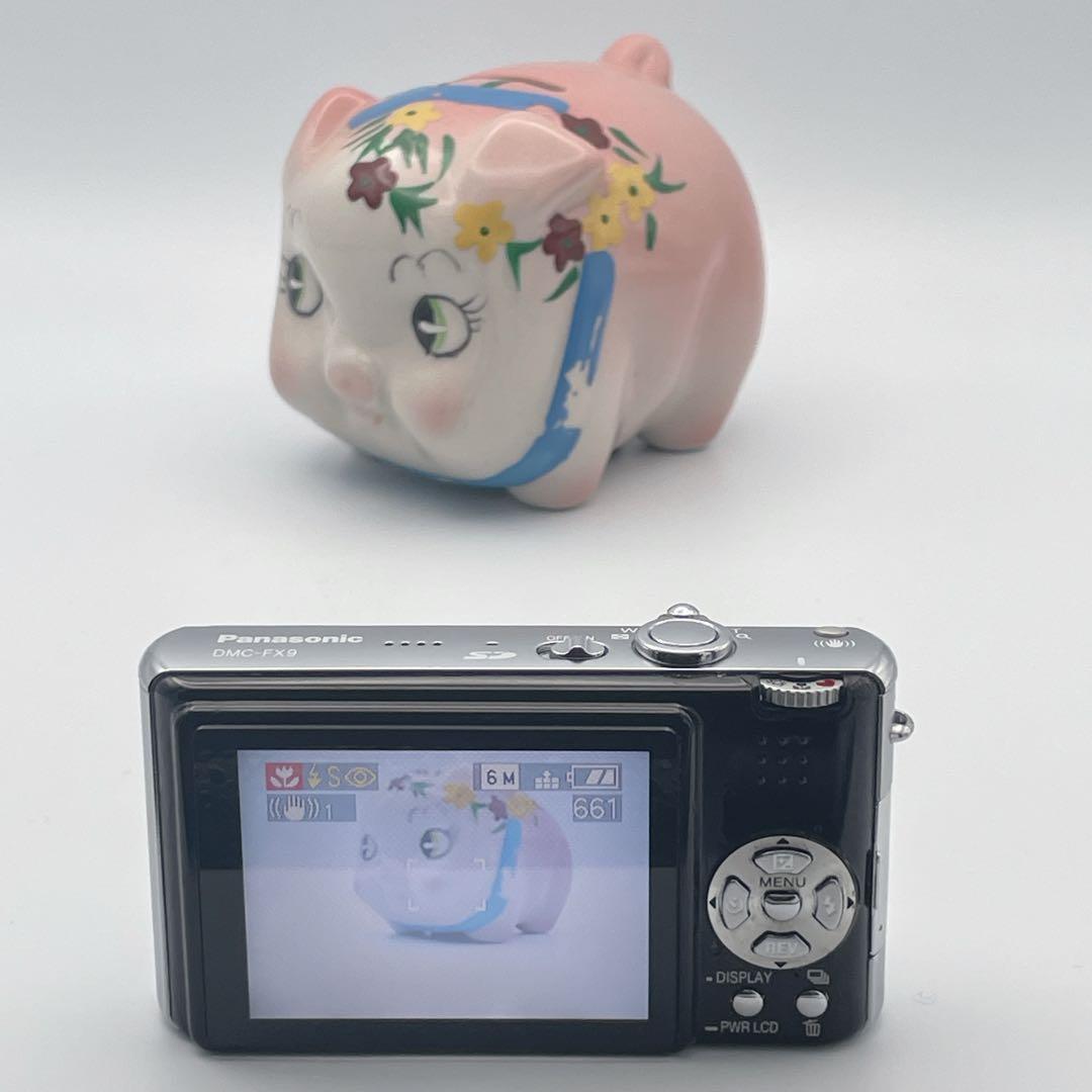 【良品】Panasonic LUMIX DMC-FX9 ブラック ライカレンズ