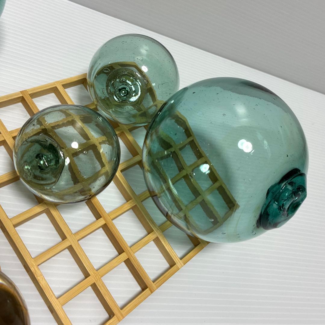 《浮玉　パワーストーン　水晶　木製台座》置物飾り物インテリア装飾　風流　10点