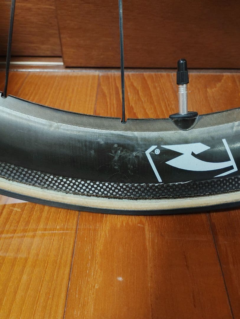 【麦茶】レイノルズ　58AERO　リムブレーキフルカーボンホイール