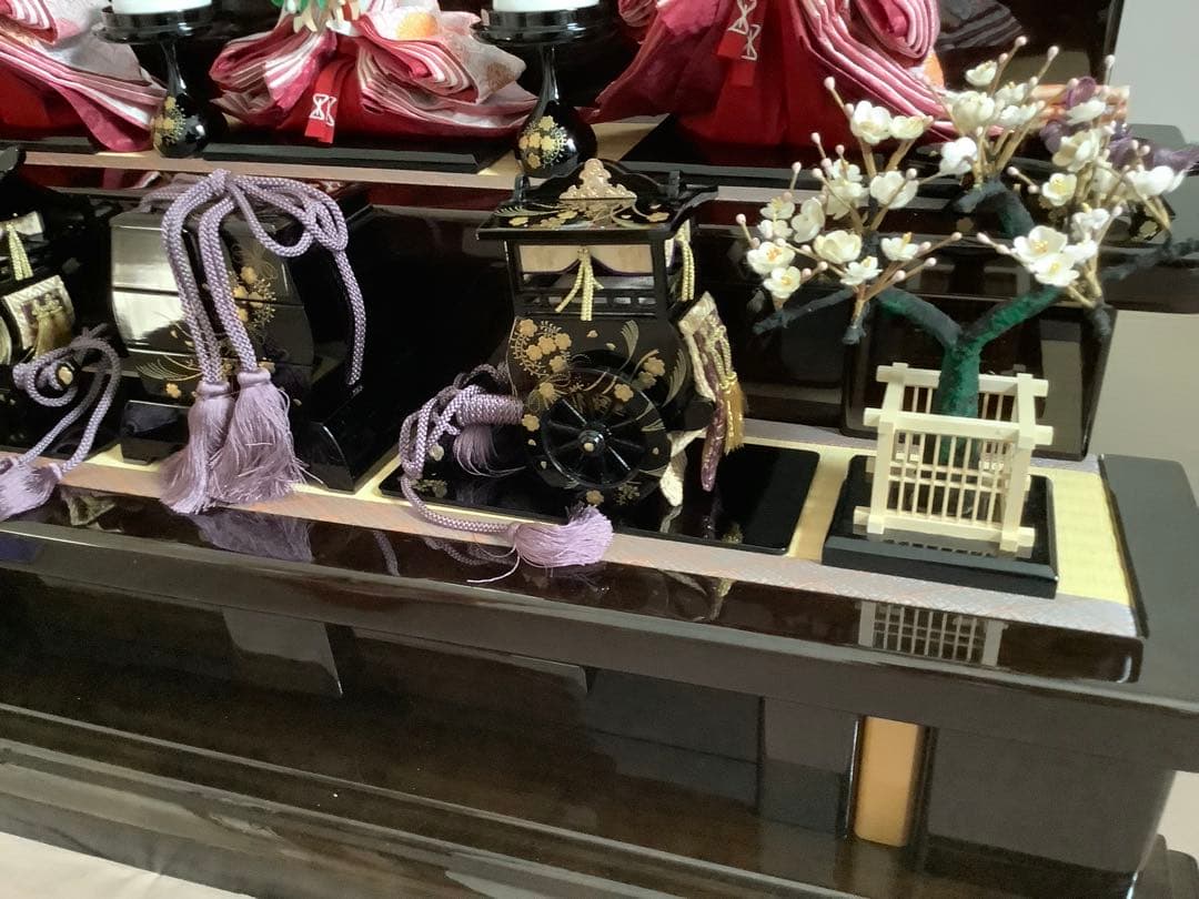 三段飾り 平安優香作　雛人形　ひな祭り　美品