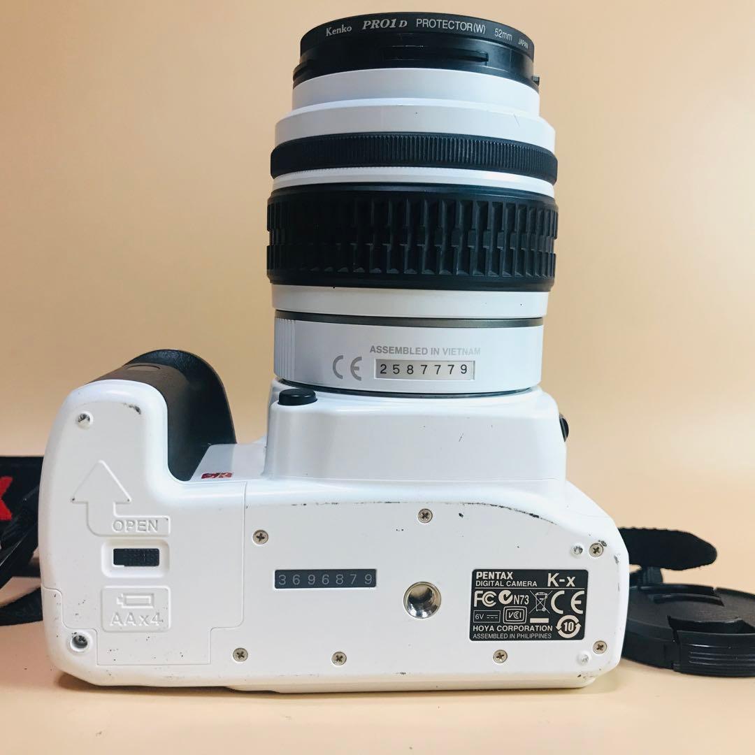 ペンタックス K-x 白　Wi-FiSDアダプター　電池付き