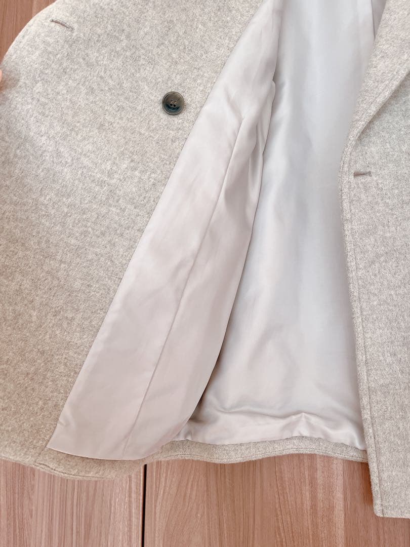 SHIPS any ウール テーラード コクーン ショート コート
