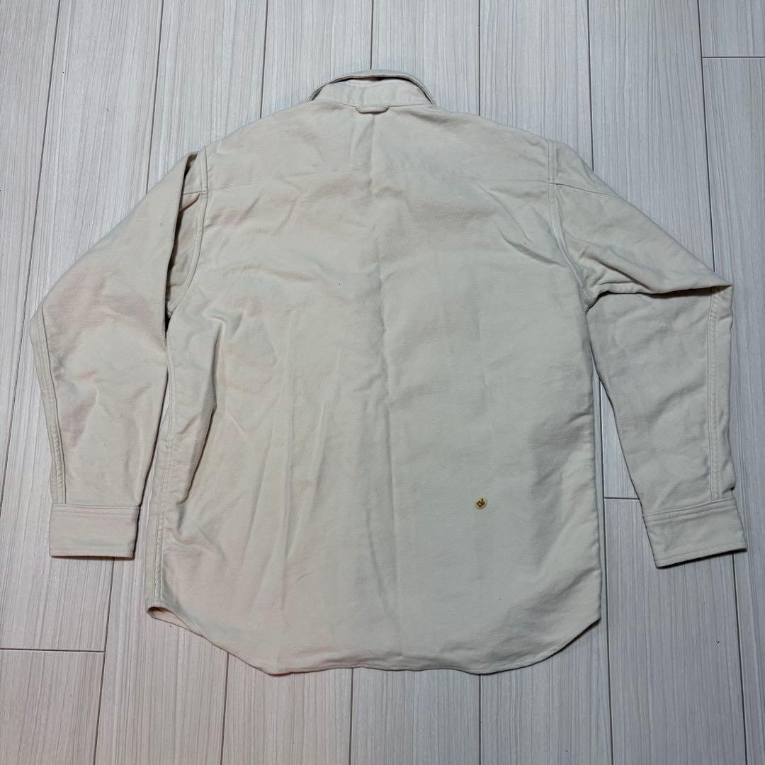 新品 未使用 45R 日本製 コットンストレッチ ワークシャツ レディース