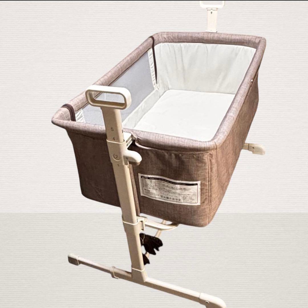 ✨美品✨ リッチェル添い寝コット 高さ 調整可 ベビーベッド