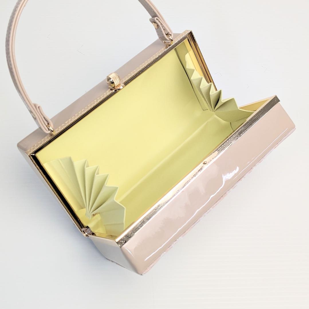 和装 草履バッグセット ジャガード ピンク ベージュ フリーサイズ u83-3