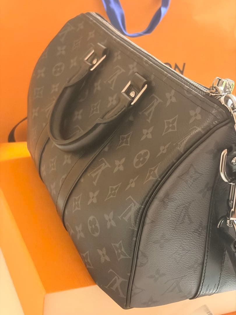 ルイヴィトン キーポルバンドリエール35 モノグラム エクリプス M46655