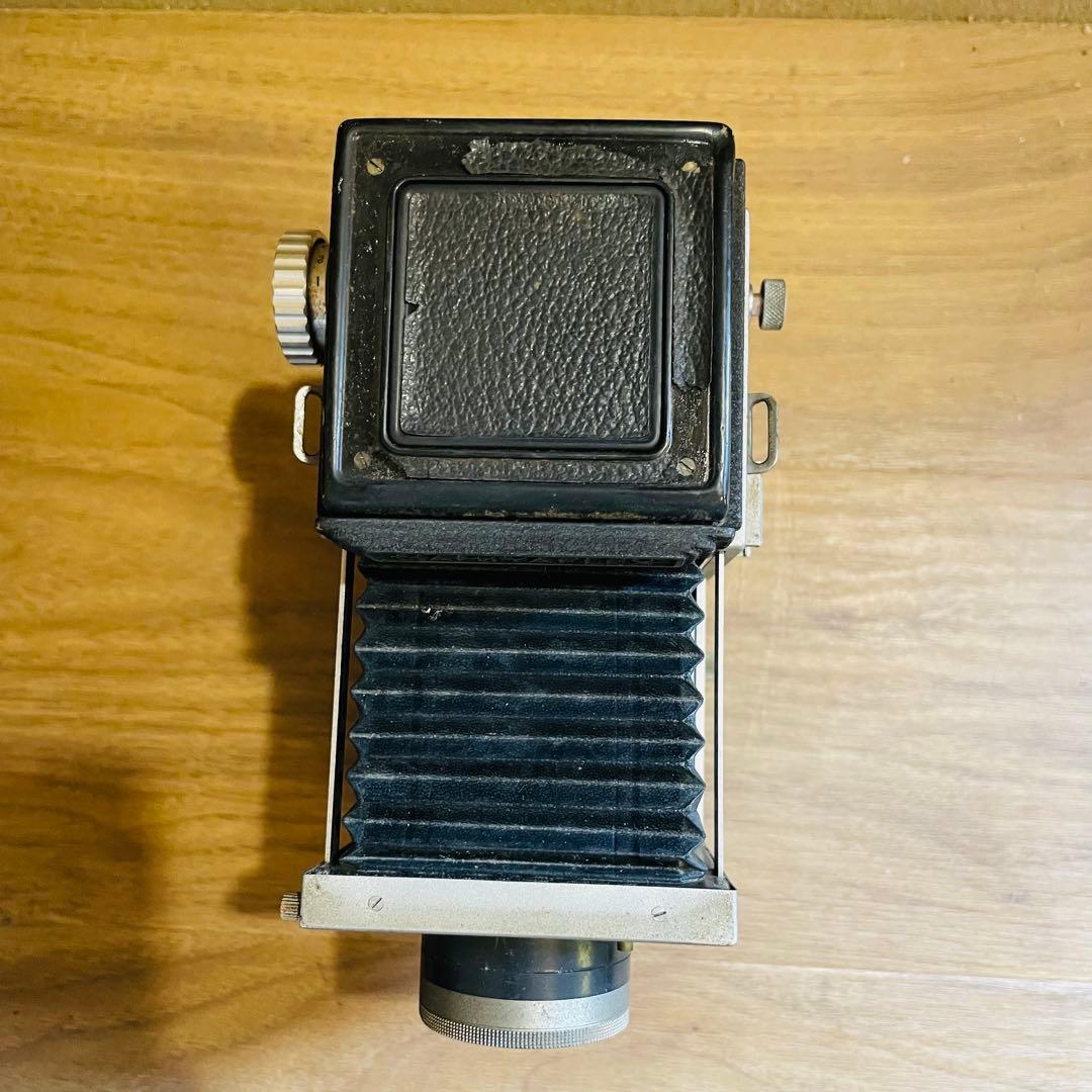 ジャンク MAMIYA マミヤ 二眼レフ 蛇腹MAMIYAFLEX シャッターO