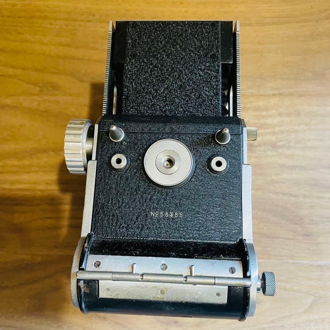 ジャンク MAMIYA マミヤ 二眼レフ 蛇腹MAMIYAFLEX シャッターO