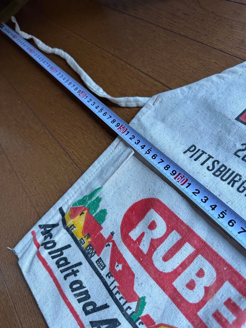 ヴィンテージ エプロン プリント ビンテージ