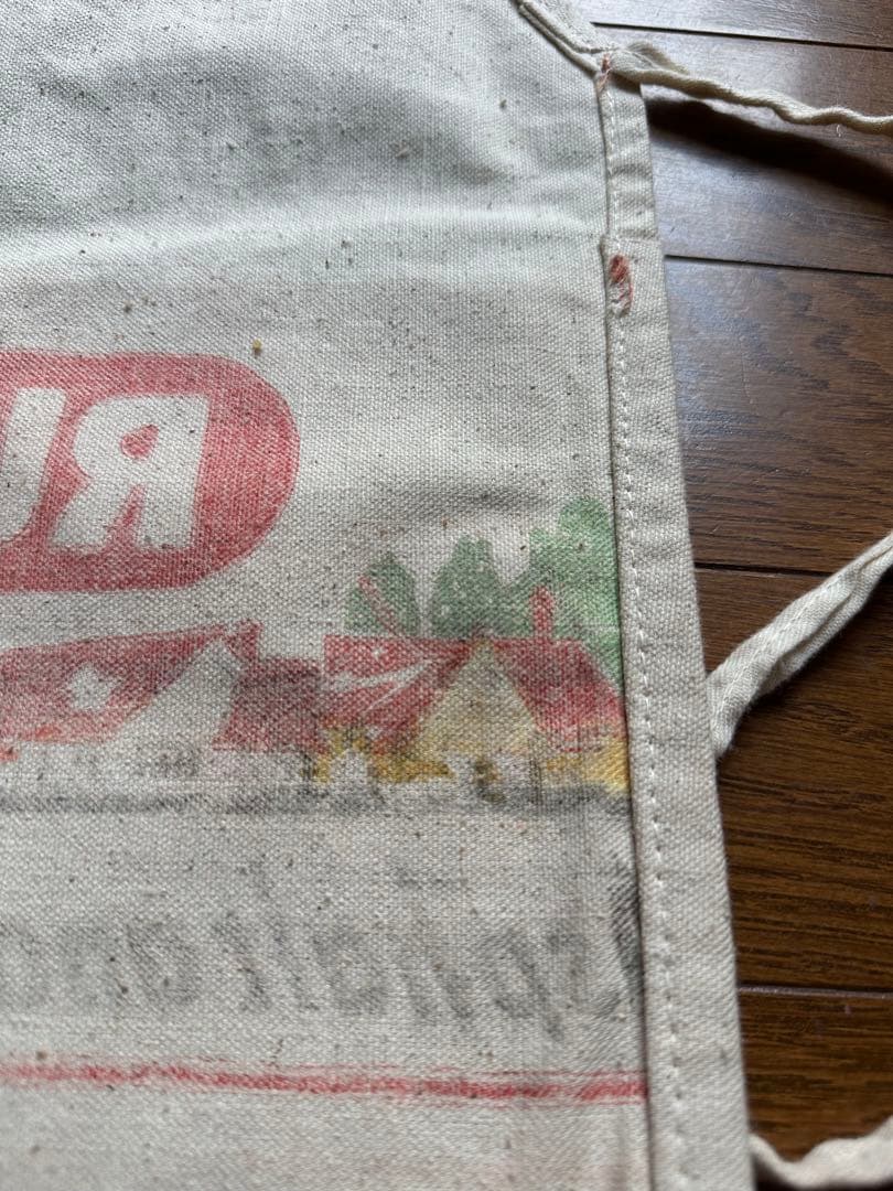 ヴィンテージ エプロン プリント ビンテージ