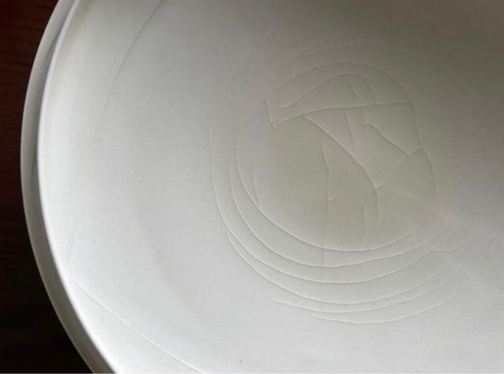 【未使用】黄瓷 菓子器 4