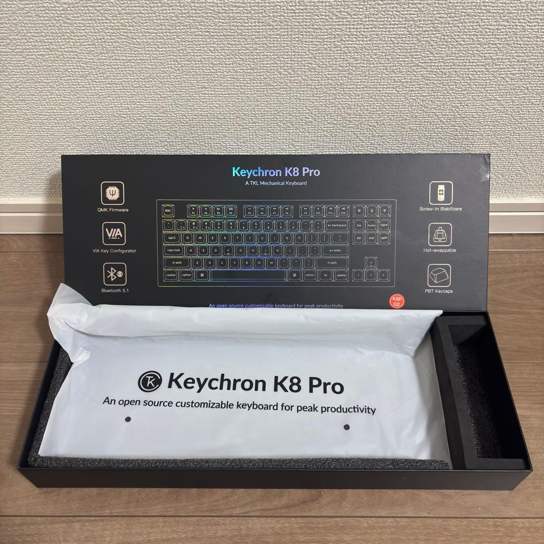Keychron K8 Pro ワイヤレス メカニカルキーボード(K8P-G2)