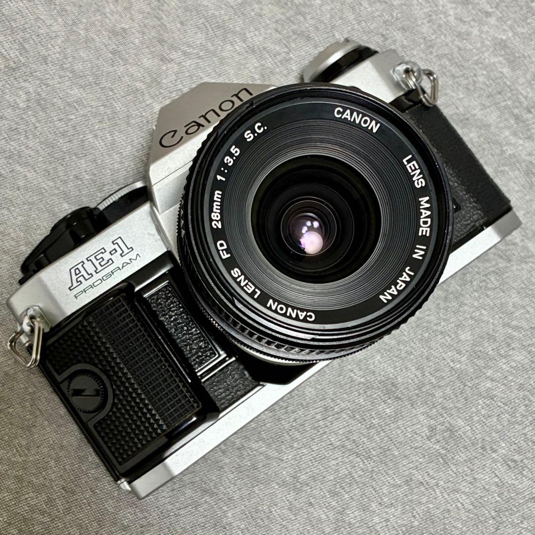 ⭐️美品⭐️モルト交換済⭐️Canon AE-1 PROGRAM ＋レンズ2本