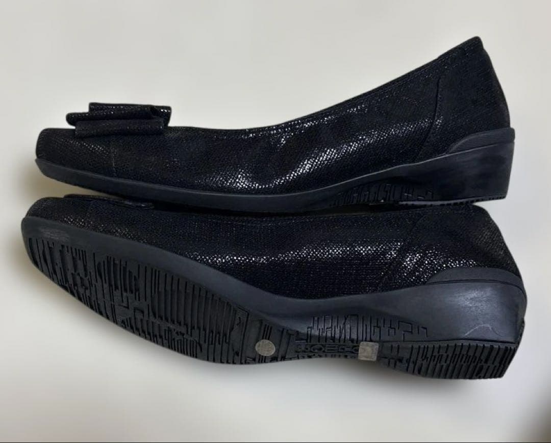 composition9 ウェーブリボンコンフォートウェッジパンプスモーダクレア