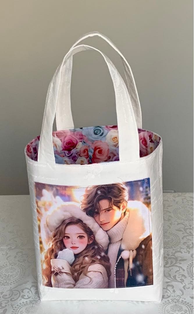 ♥︎むっち♥︎　ドールパネル生地　トートバッグ