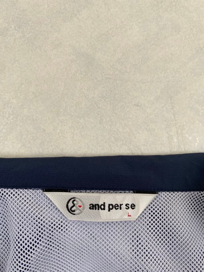 and per se ナイロンジャケット L レディース アンパスィ ゴルフ