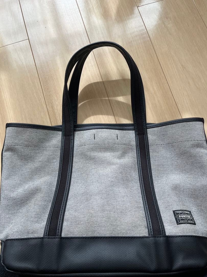 PORTER GIRL トートバッグ グレー/ブラック