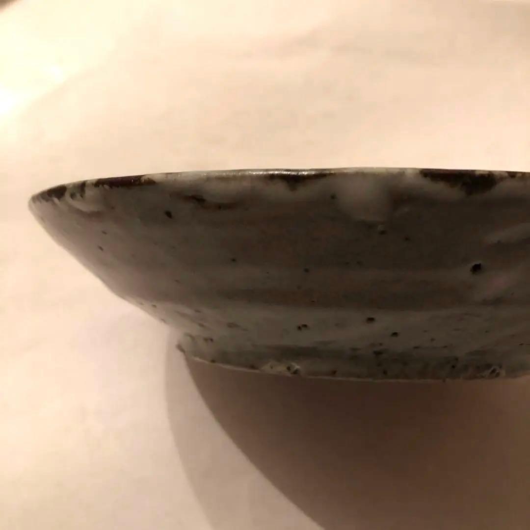小野哲平　鉄化粧　大皿　23cm