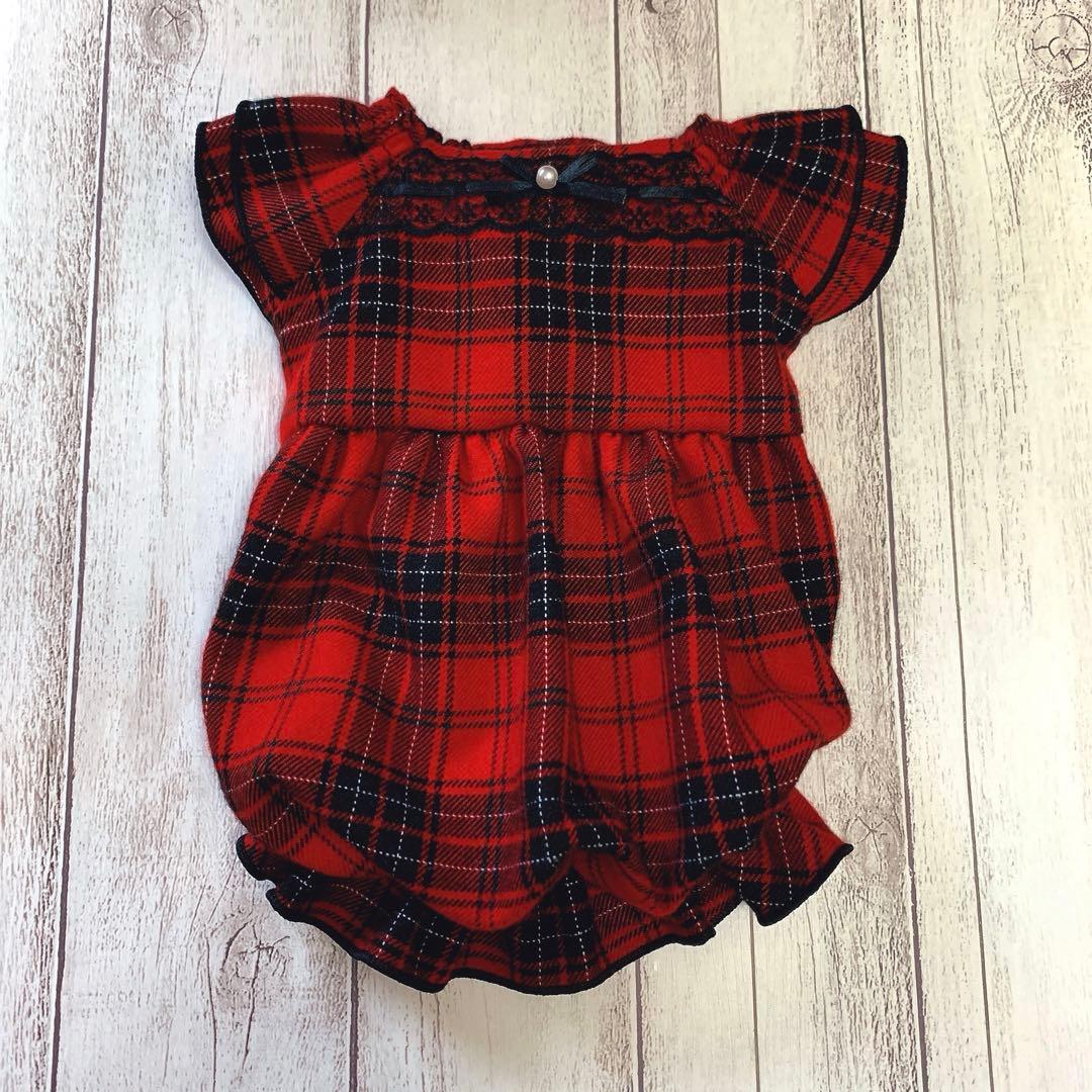 切り替えバルーンワンピ/犬服/犬服ハンドメイド/オーダー受付中