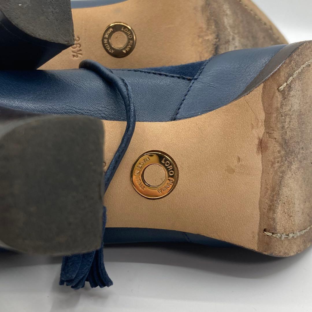 Loro Piana ロロピアーナ スウェード×レザー ブーティ
