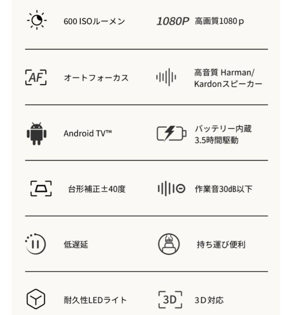 【美品】 XGIMI HALO プロジェクター 本体　スタンド付き