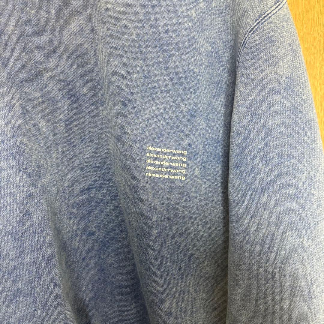 alexanderwang ハイネック スウェット ブルー