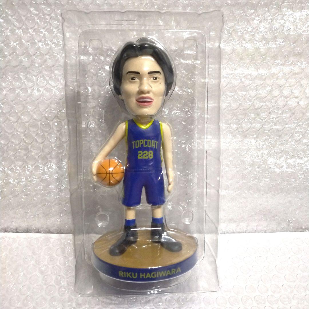 萩原利久　青　ボブルヘッド　カード付き
