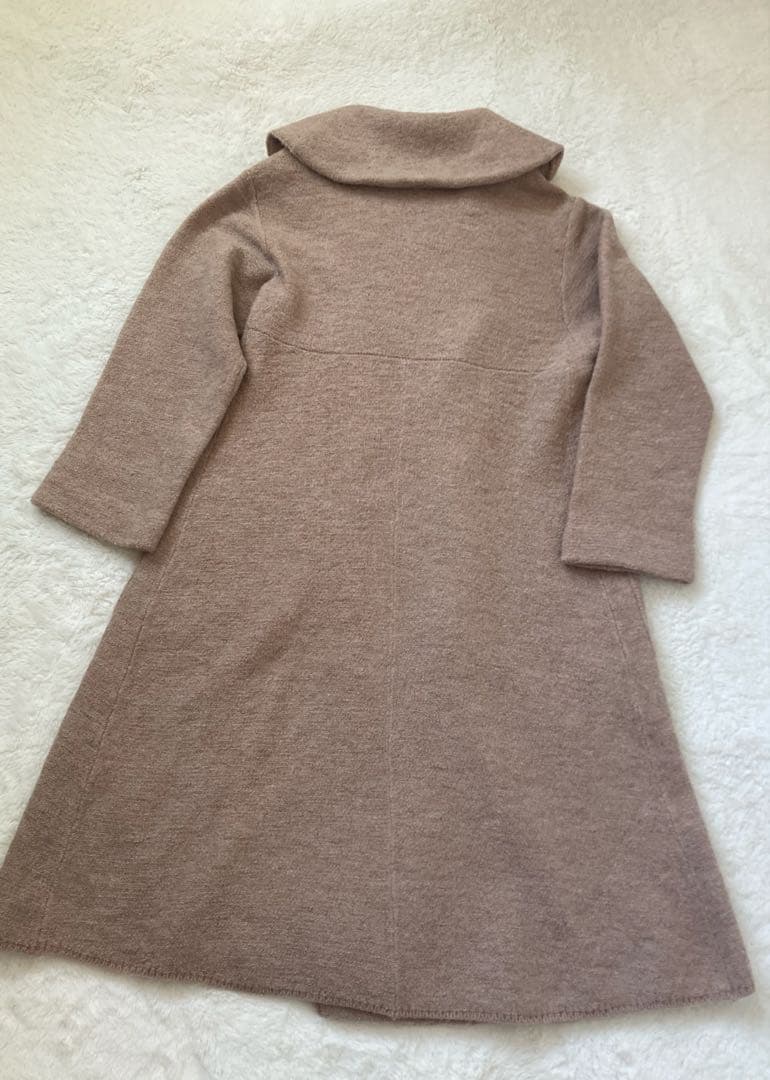 45R ウールアルパカ縮絨Pコート