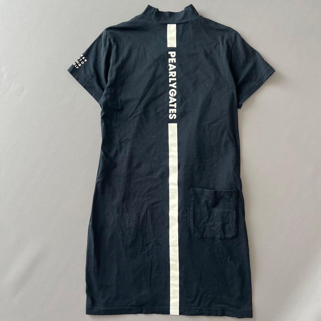 PEARLY GATES パーリーゲイツ　モックネック　ワンピース　半袖　L 2