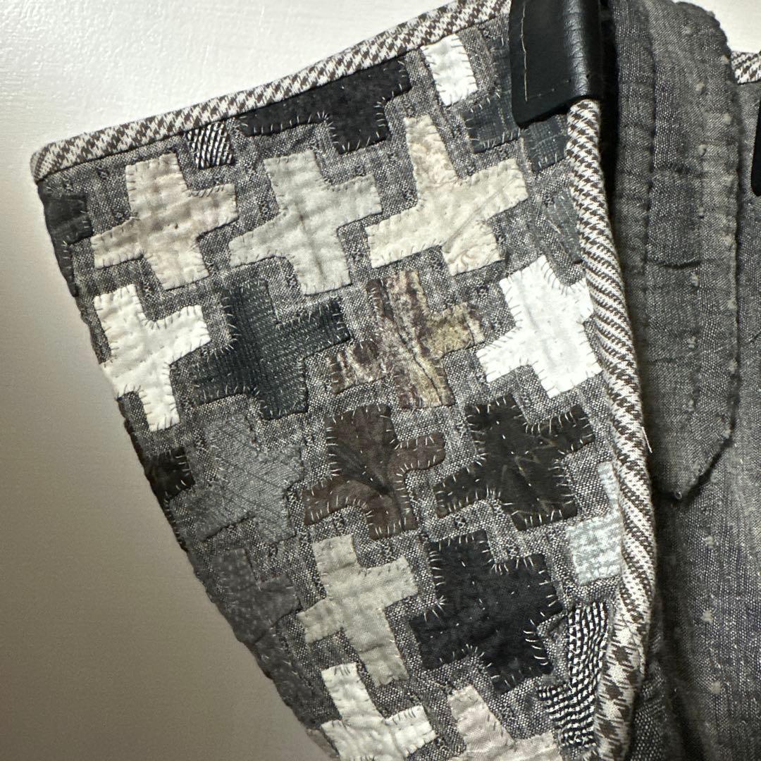 たみぽんハンドメイドパッチワークキルトの個性的なハンドバッグ