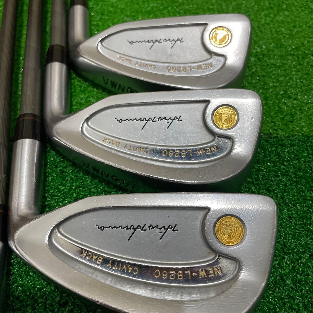HONMA ホンマNEW-LB280 アイアンセット 星4 GP 8本 金モグラ