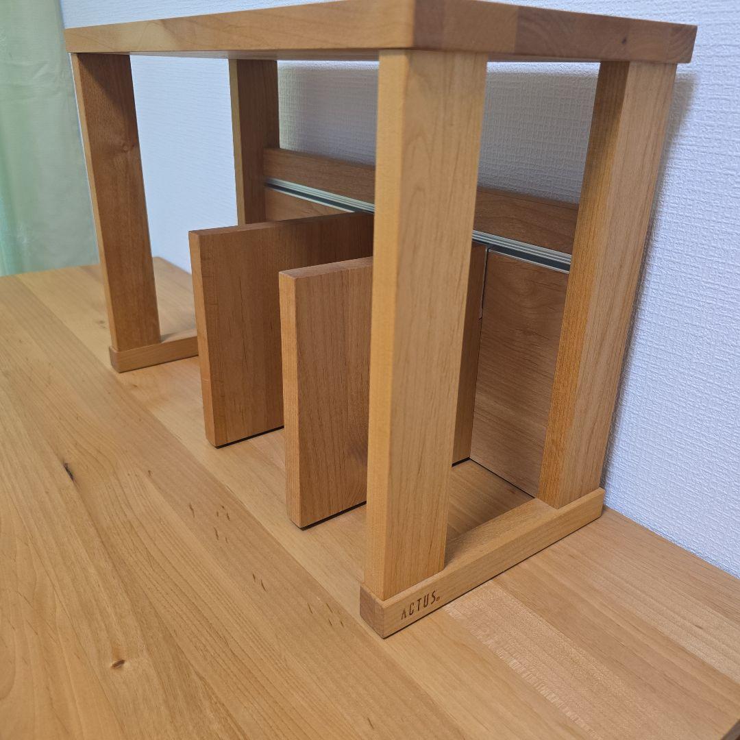 ACTUS　アクタス　PIZZI　学習机　デスクチェスト　ブックシェルフ　3点