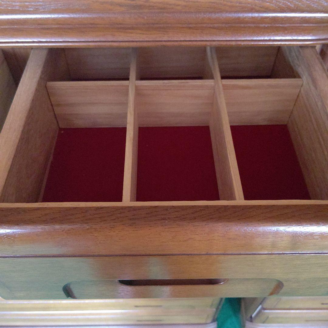 府中 桐製家具 収納チェスト 開き収納セット