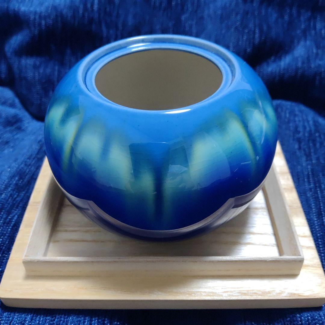 九谷焼 人間国宝 三代徳田八十吉 耀彩 金銘 香炉【 共箱 共布 栞】