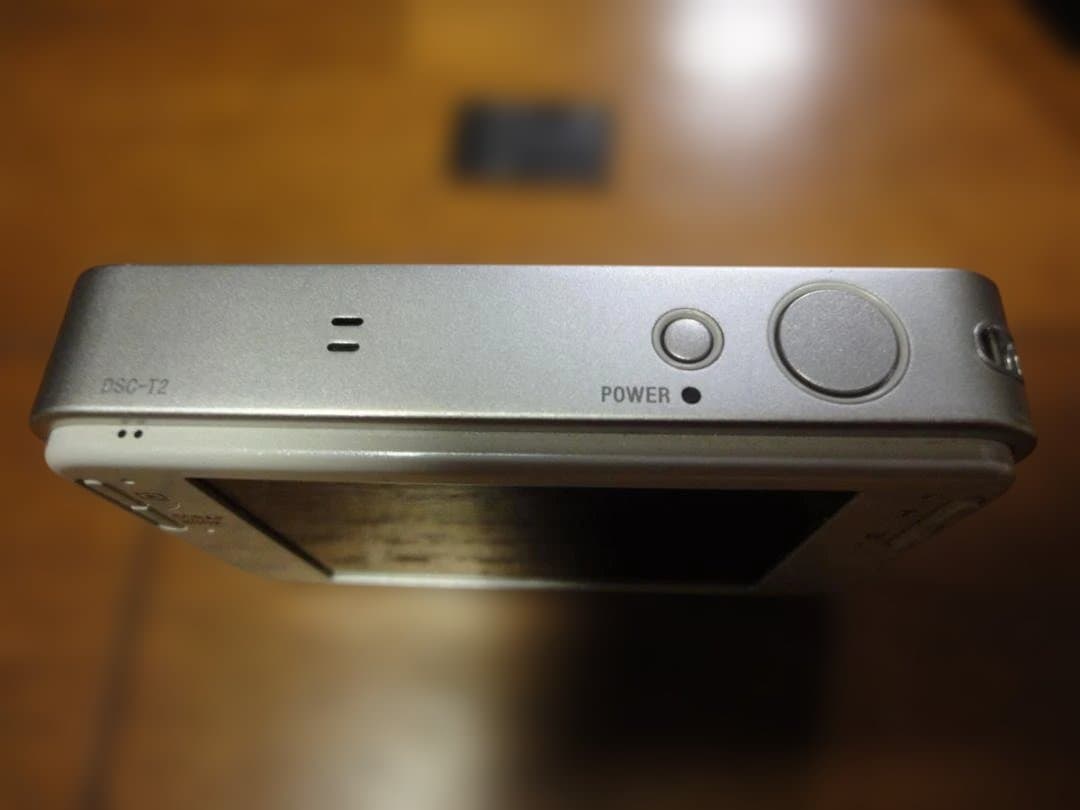 SONY ソニー Cyber-Shot DSC-T2 ホワイト　セット　中古