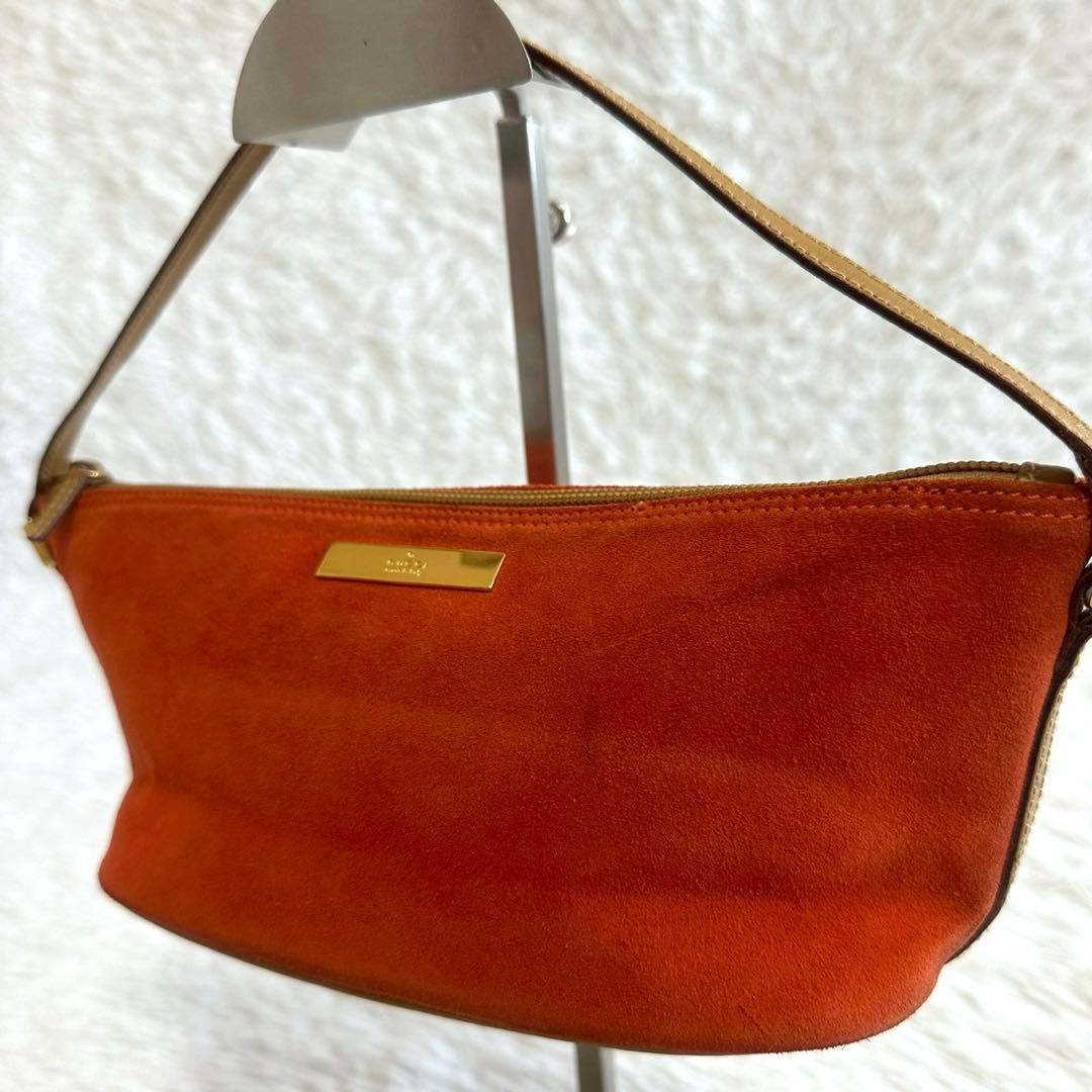 グッチ GGキャンバス アクセサリーポーチ ハンドバッグ ポーチ オレンジ