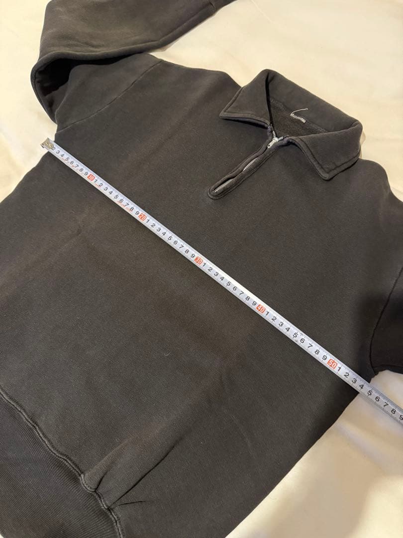 50s 60s ヴィンテージスウェット ハーフジップ スウェット 黒 レア