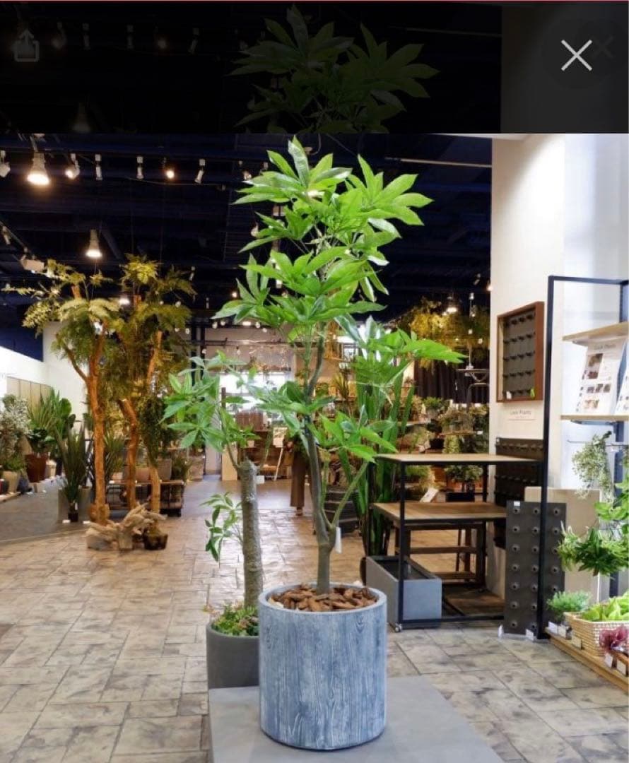 光触媒　人工観葉植物　ウォールグリーン　フェイクグリーン　造花　パキラ180